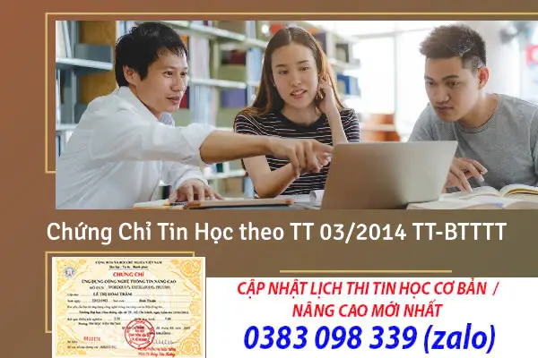 Thi Chứng Chỉ Tin Học Tại Cà Mau