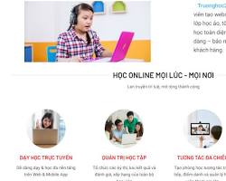 Hình ảnh về Lớp học online với giảng viên và học viên tương tác trực tuyến