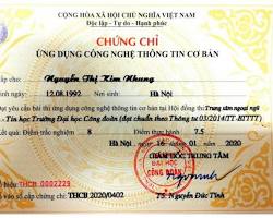 Hình ảnh về Chứng chỉ tin học