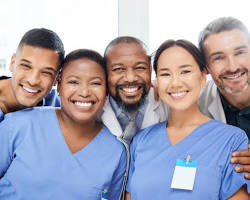 Hình ảnh về Diverse group of nurses smiling