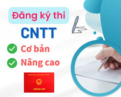 Hình ảnh về Đăng ký thi Chứng chỉ Tin học Online