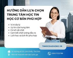 Hình ảnh về Tiêu chí chọn trung tâm tin học uy tín