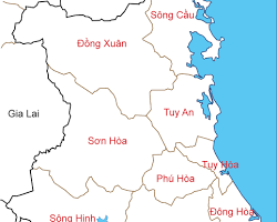 Hình ảnh về Bản đồ tỉnh Phú Yên
