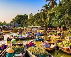 Hình ảnh về Chợ nổi Trà Ôn, Vĩnh Long