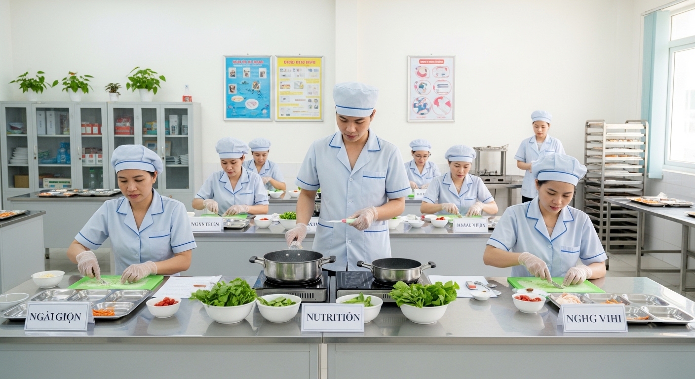 Top 5 Trường đào tạo Chứng chỉ Cấp dưỡng Uy tín tại Quảng Ngãi