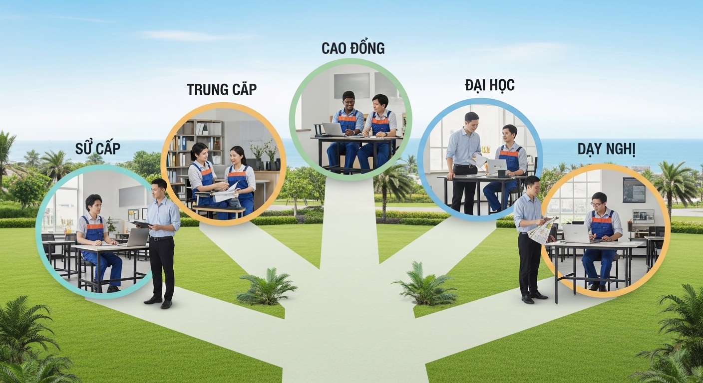 Top 5 Trường đào tạo Chứng chỉ Nghiệp vụ sư phạm (Sơ cấp, Trung cấp, Cao đẳng, Đại học, Dạy nghề) cấp tốc, vừa học vừa làm tại Phú Yên