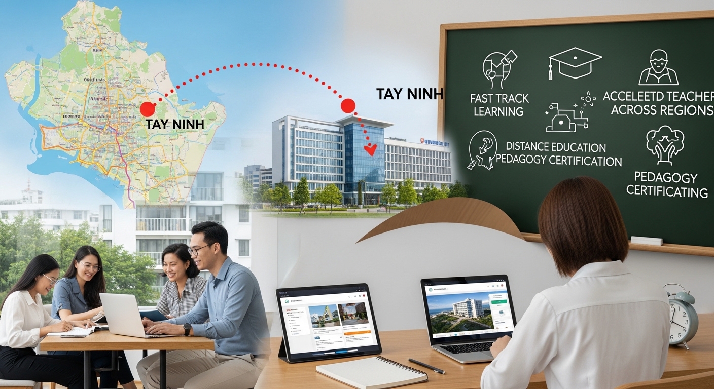 Top 5 Trường Đào tạo Chứng chỉ Nghiệp vụ Sư phạm (Sơ cấp, Trung cấp, Cao đẳng, Đại học, Dạy nghề) Học Cấp tốc và Từ xa tại Tây Ninh