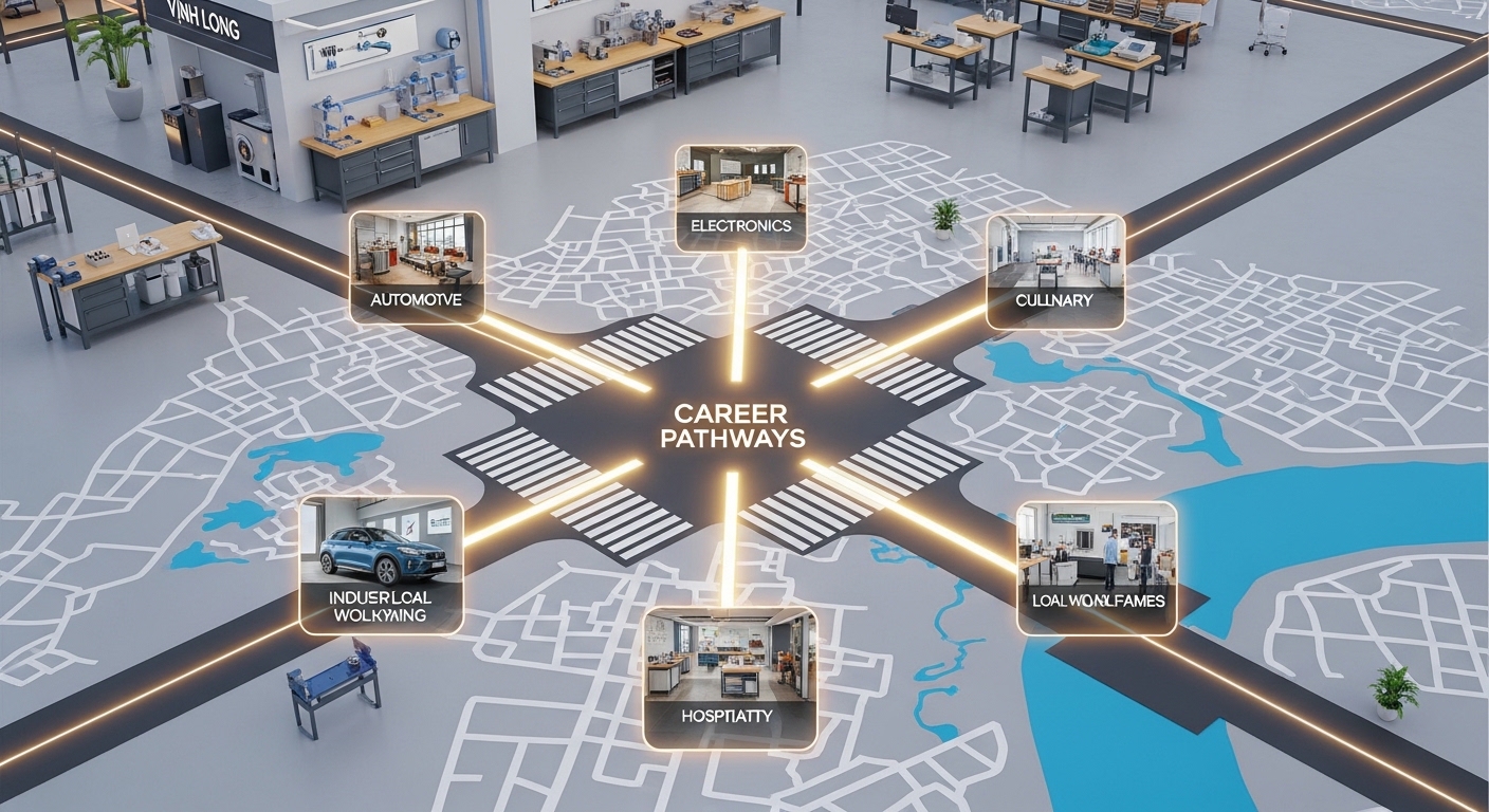 Top 5 Trường Trung Cấp tại Vĩnh Long: Bản Đồ Chọn Nghề Tối Ưu Cho Gen Z Miền Tây