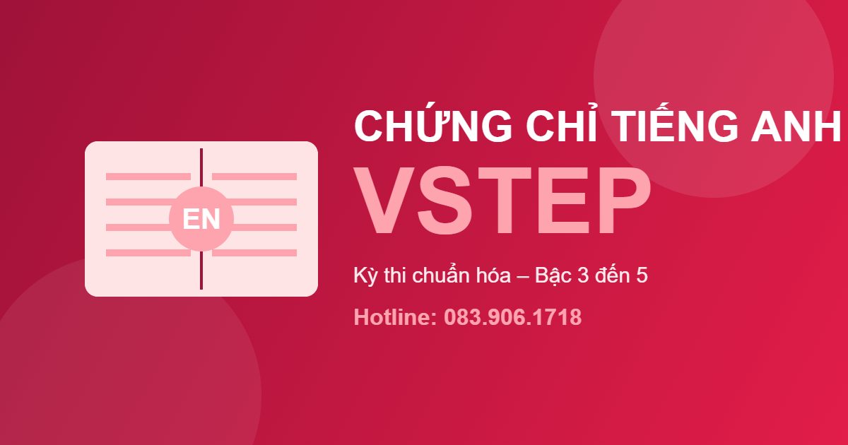 Chứng chỉ Tiếng Anh VSTEP