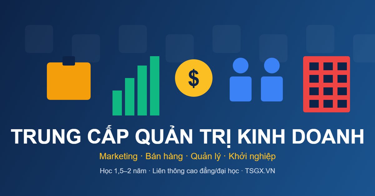 Trung cấp Quản trị kinh doanh 2026