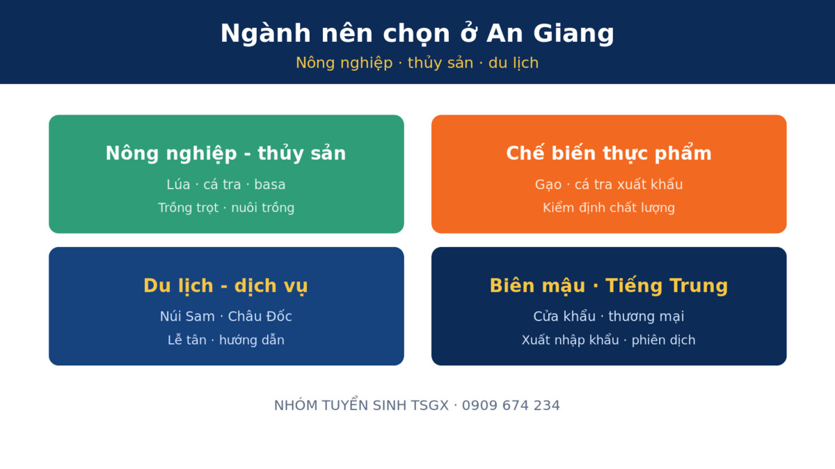 Hình thức học và tiêu chí chọn trường trung cấp tại An Giang
