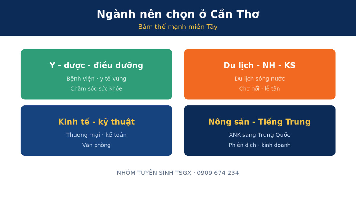 Hình thức học và tiêu chí chọn trường trung cấp tại Cần Thơ