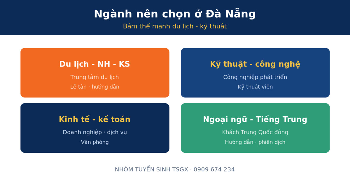Hình thức học và tiêu chí chọn trường trung cấp tại Đà Nẵng