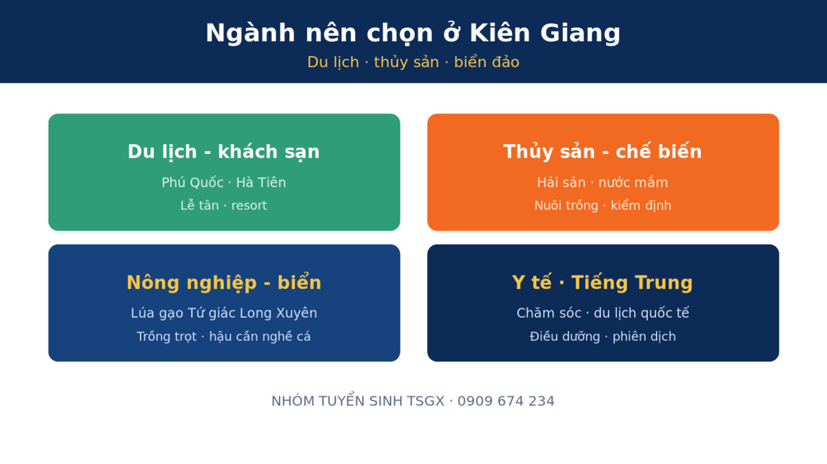 Hình thức học và tiêu chí chọn trường trung cấp tại Kiên Giang