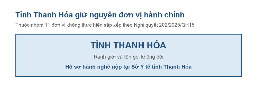 Sơ đồ tỉnh Thanh Hóa giữ nguyên đơn vị hành chính sau Nghị quyết 202/2025/QH15